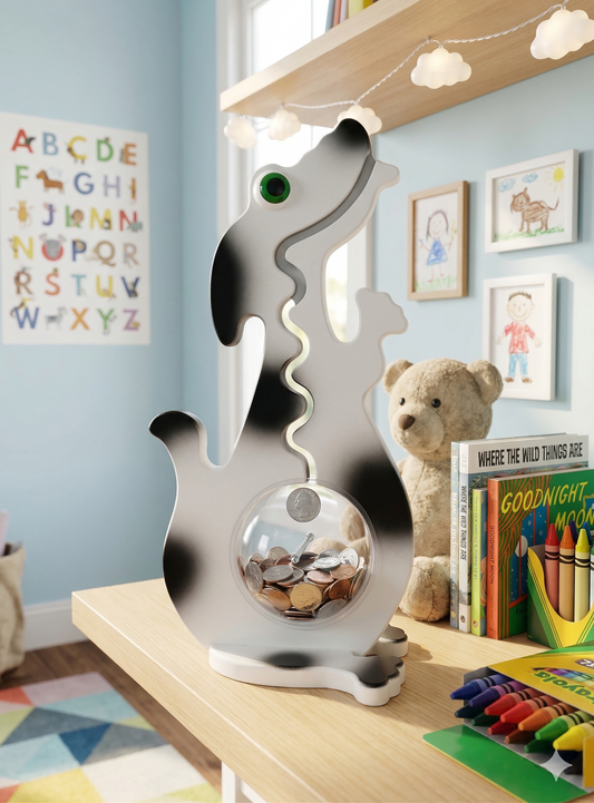 20" Black & White Dog