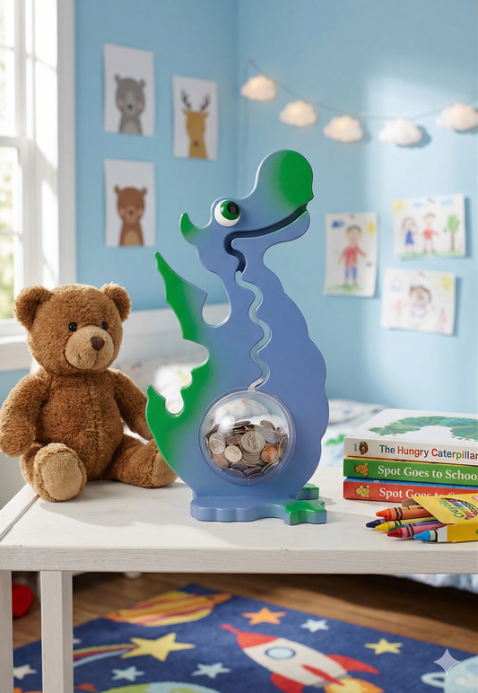 20" Green & Purple Dragon