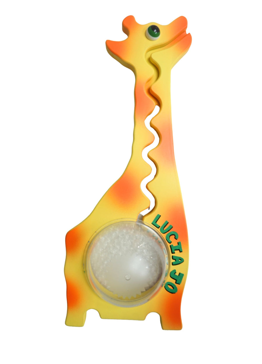 personalized giraffe big belly bank