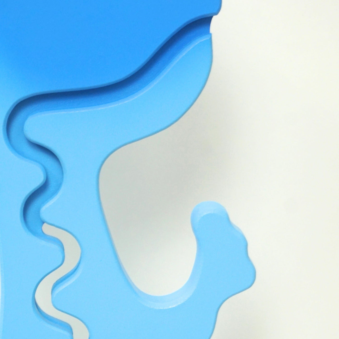 Blue Dino Bank Carved Track Closeup