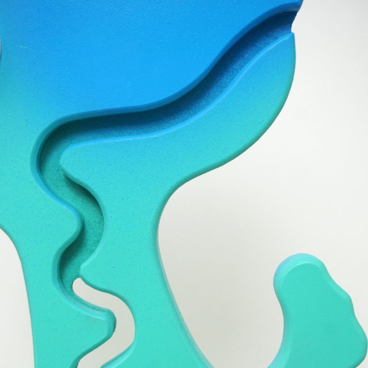 Aqua Dinosaur Carved Coin Track
