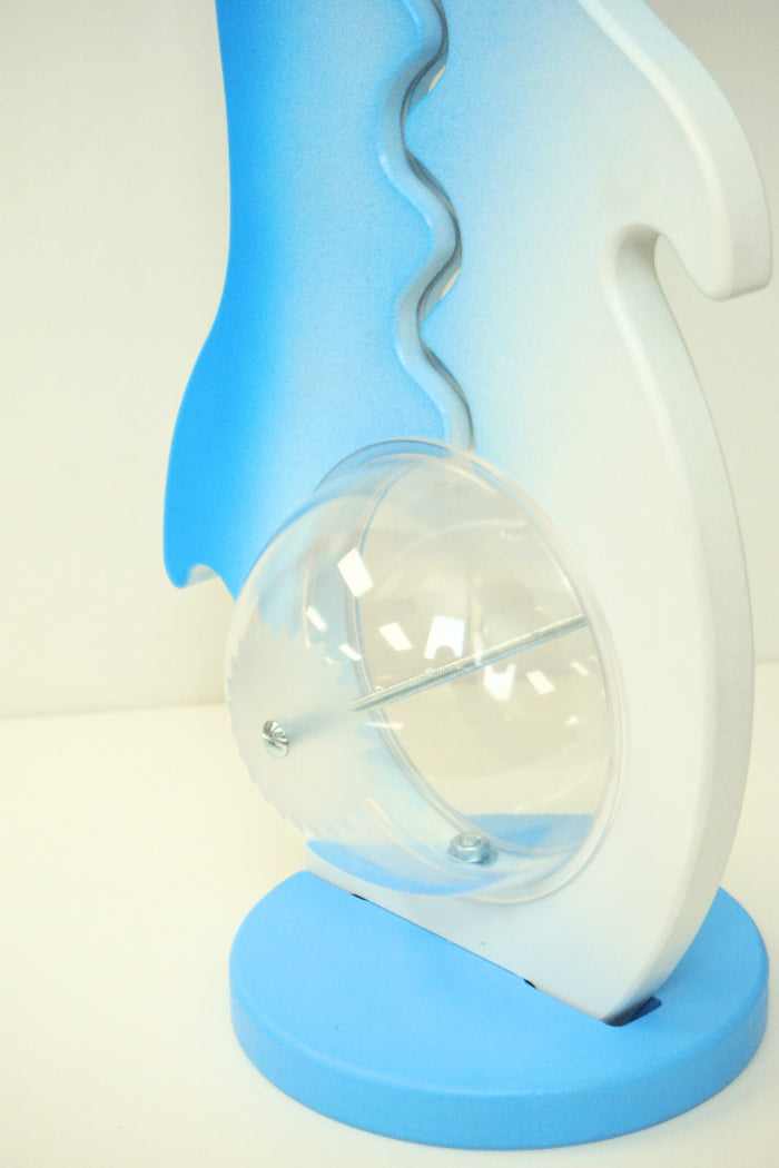 plastic belly on a dolphin shaped piggy bank big belly bank