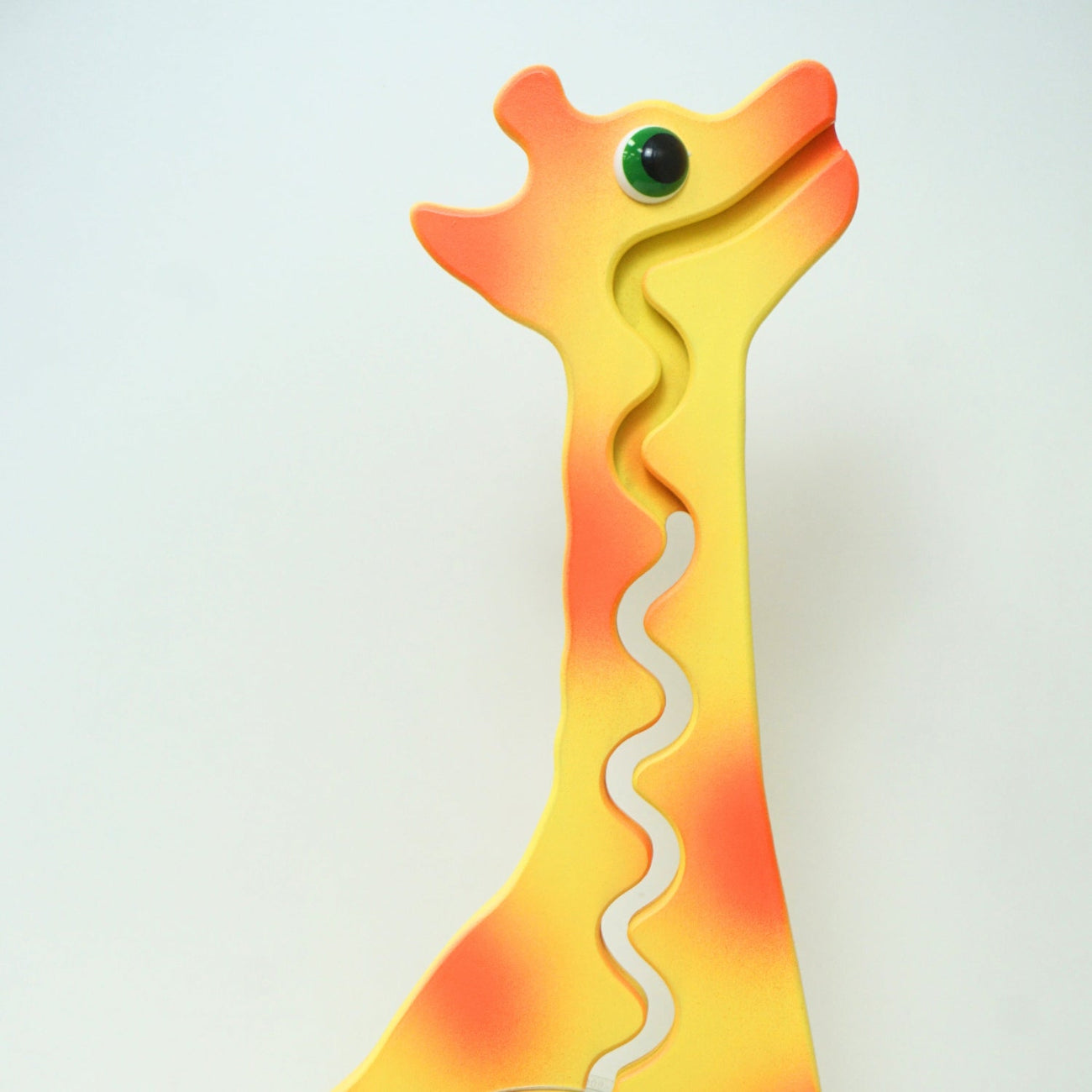 Giraffe Bank Front View Closeup