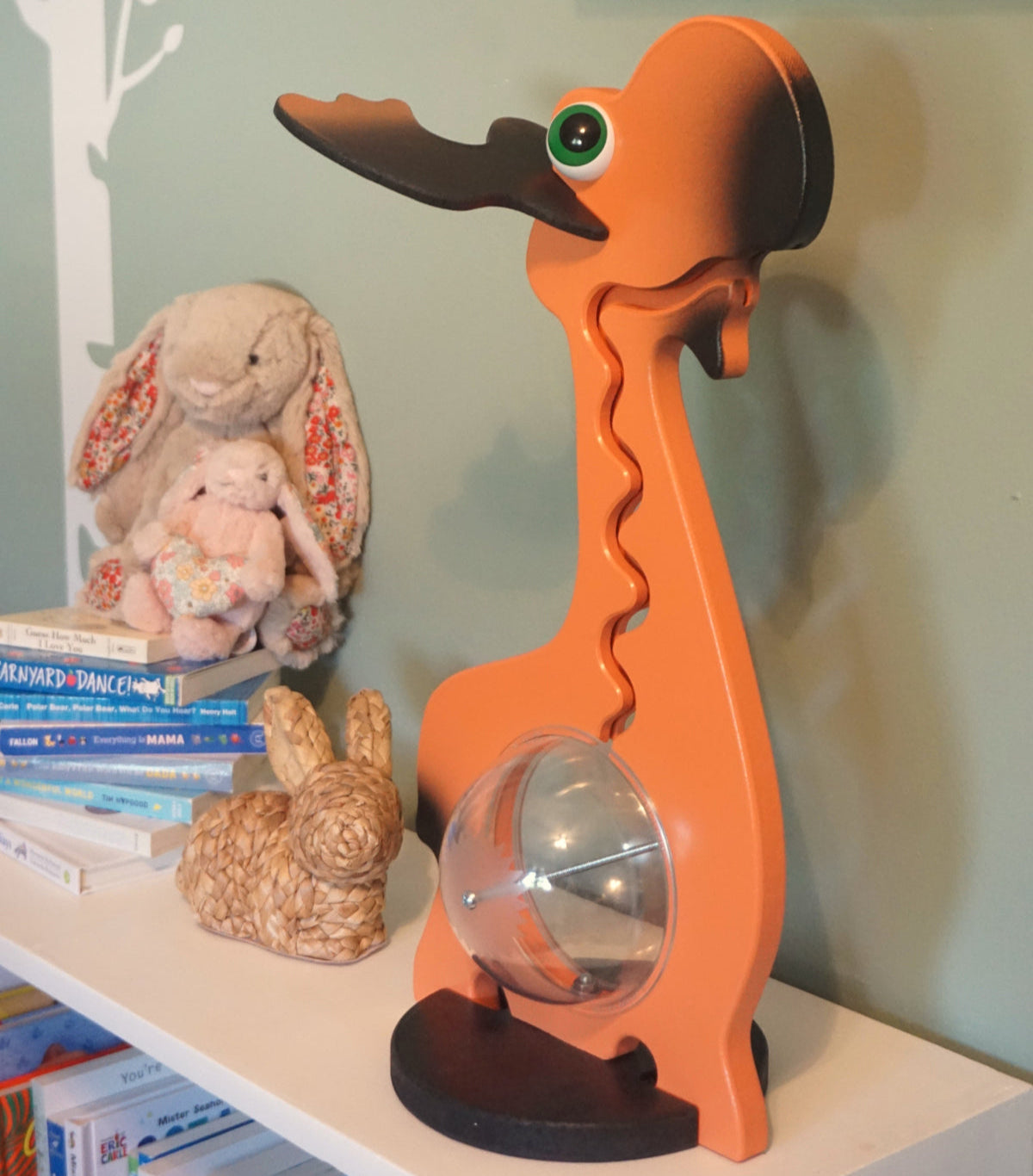 moose piggy bank hand painted