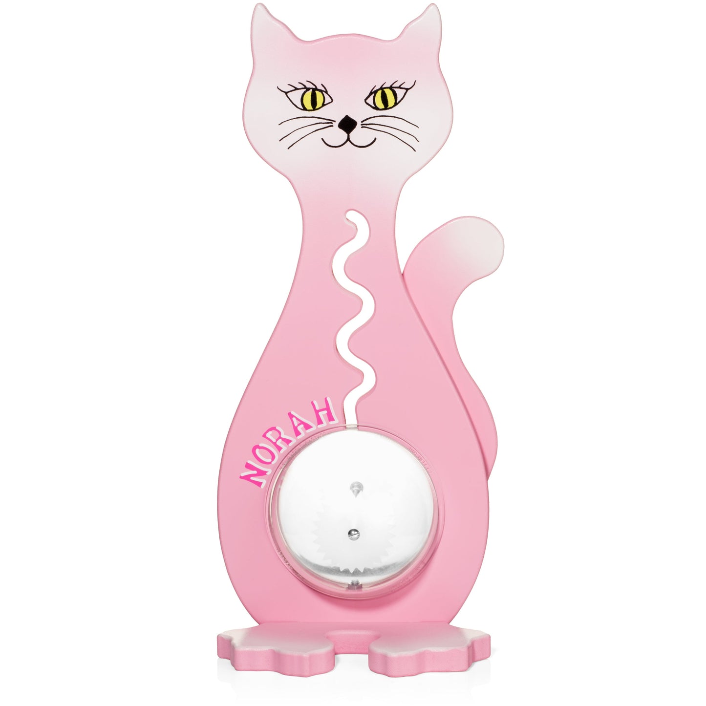 Personalized Pink Cat Bank Front View