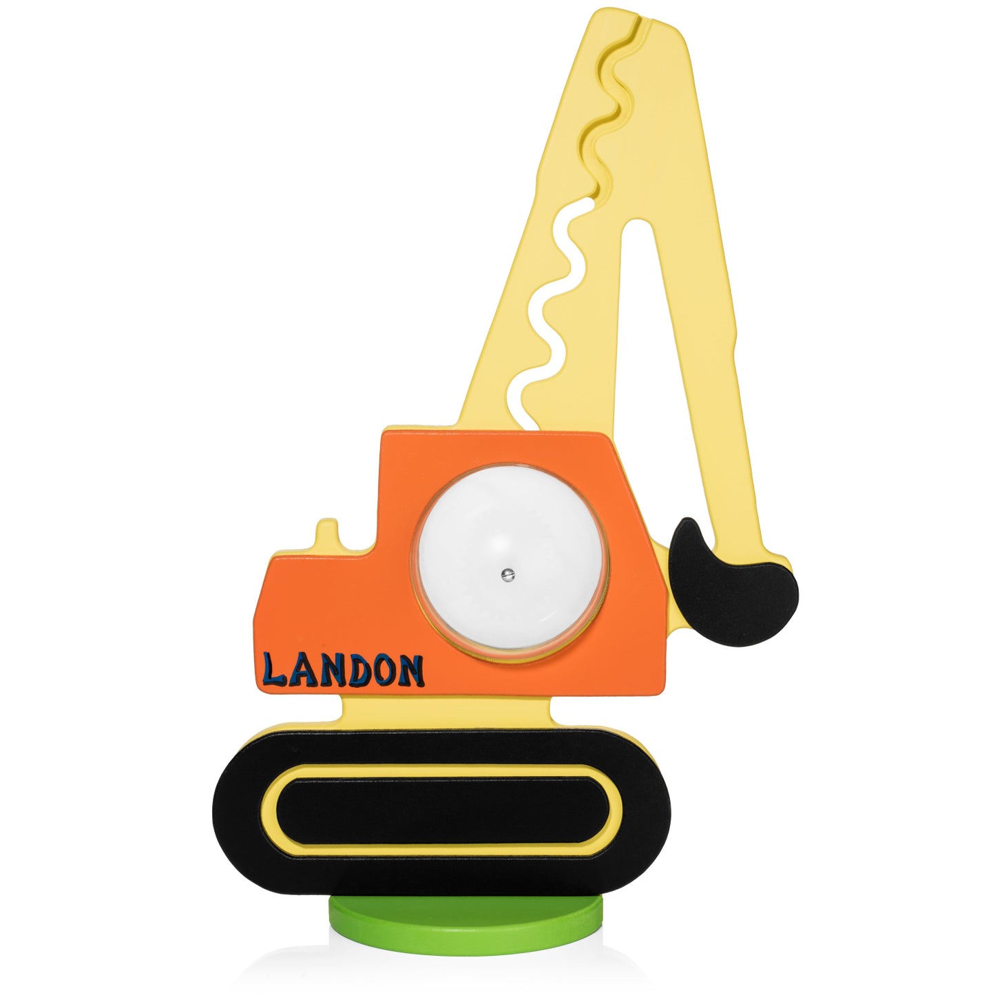 Personalized Excavator bank front view