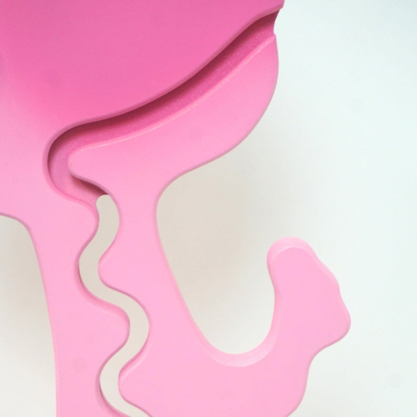 Pink Dinosaur Bank Carved Coin Track