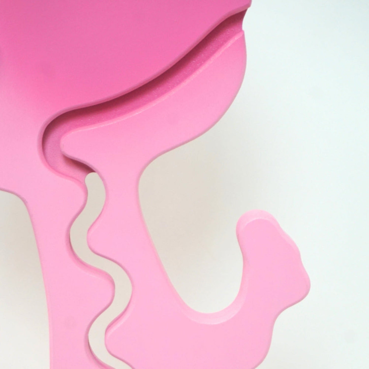 Pink Dinosaur Bank Carved Coin Track