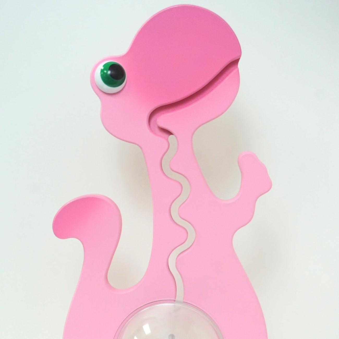 Pink Dinosaur Bank Front View Close