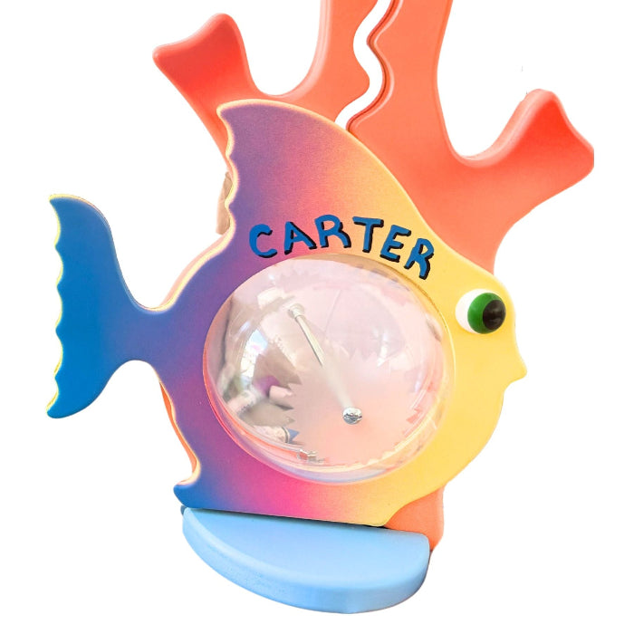 custom fish shaped big belly bank coin bank ocean theme