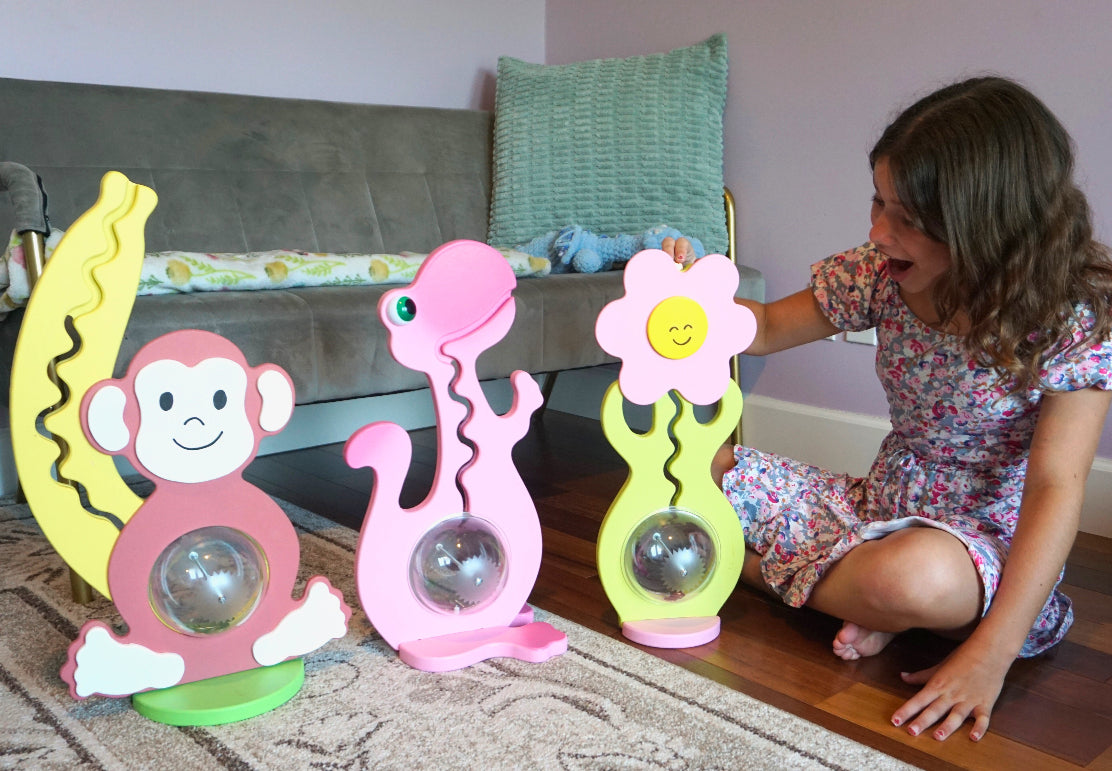 fun monkey pink dinosaur pink flower shaped coin banks big belly banks unique piggy banks