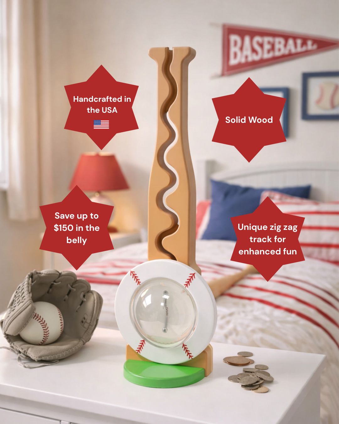 20" Baseball & Bat