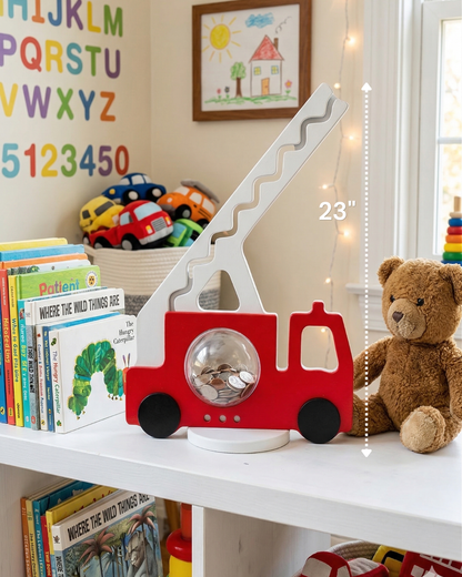 Firetruck Piggy Bank