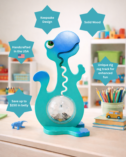 20" Aqua Dinosaur