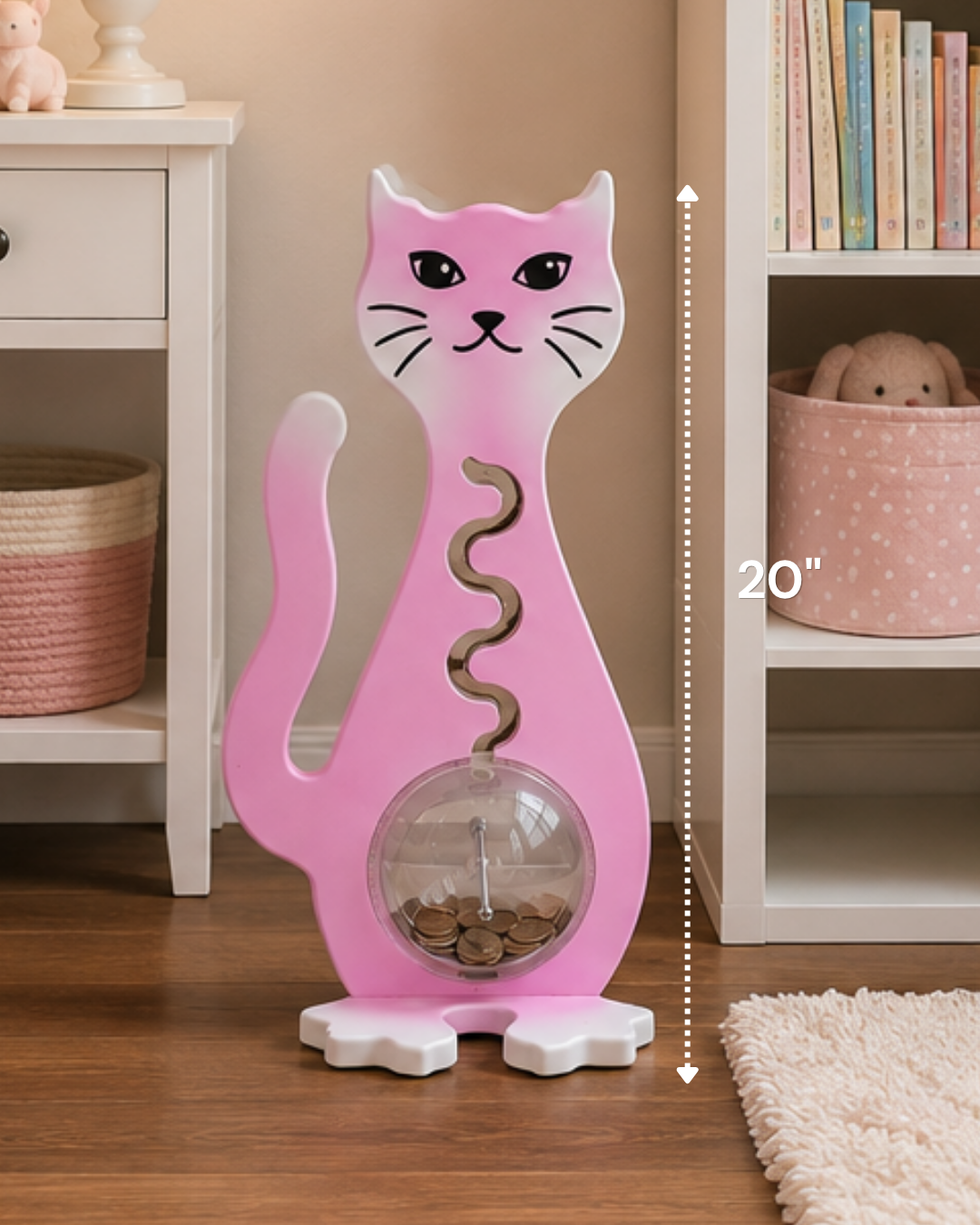 20" Pink Cat