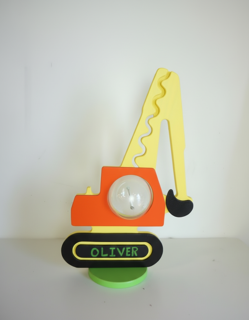 toy excavator big belly bank coin bank for kids unique handcrafted gifts