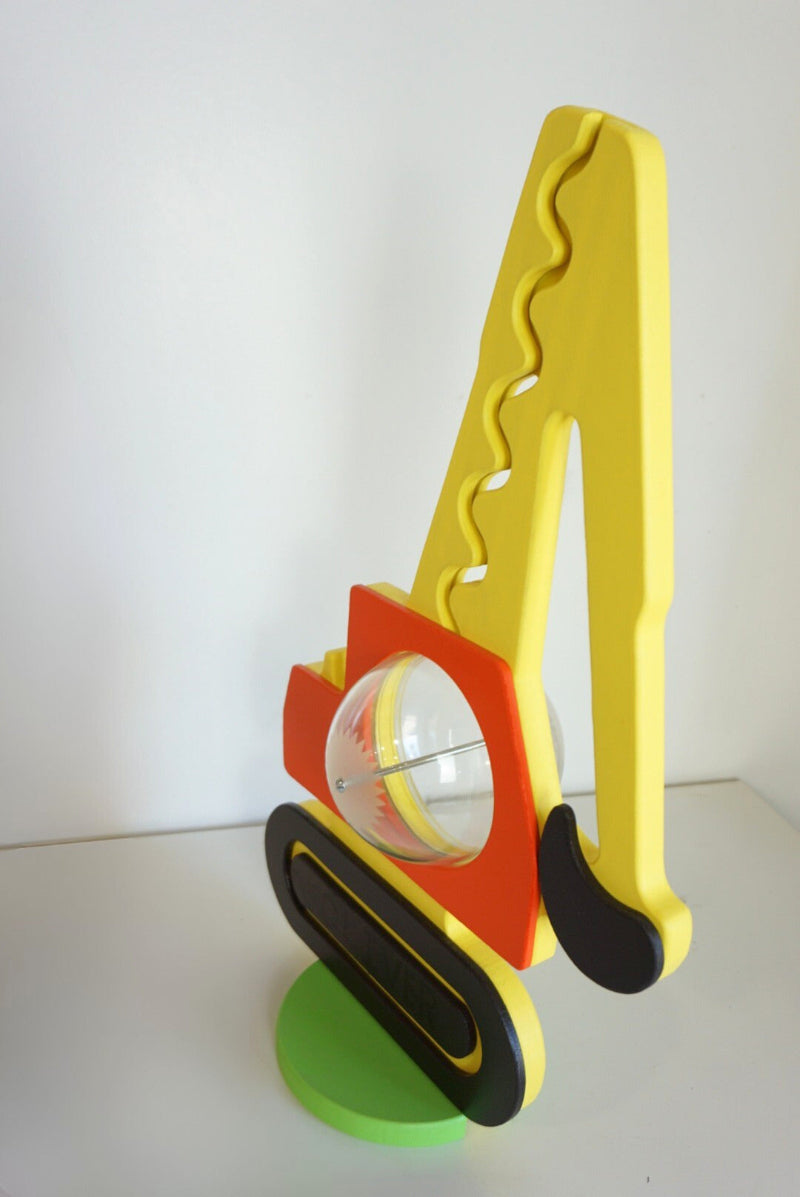 Excavator toy big belly bank coin bank for kids unique handcrafted gift 