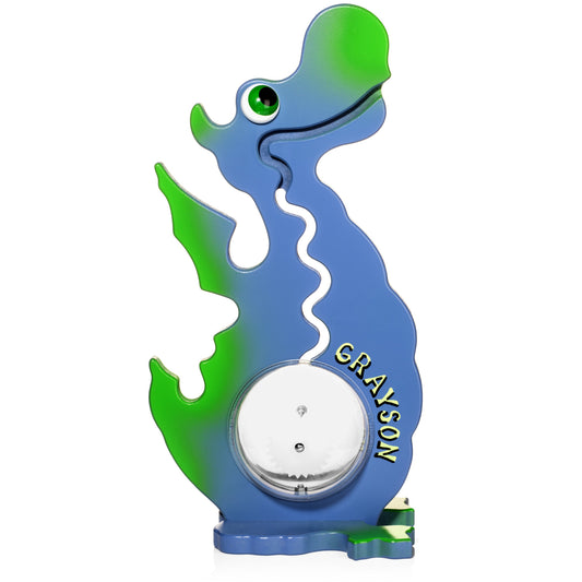 Personalized dragon bank front view