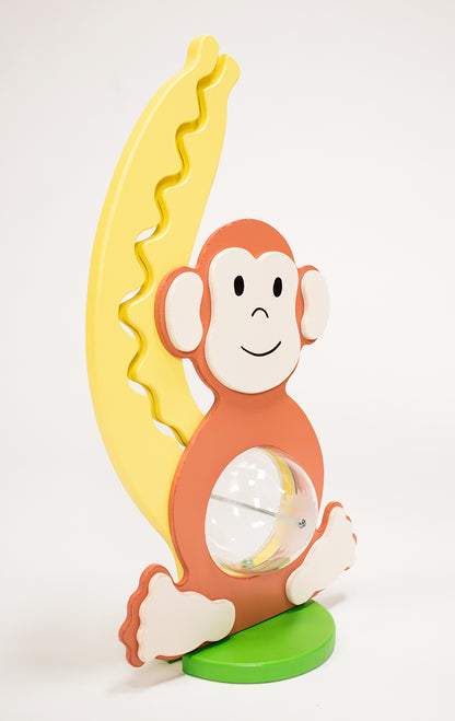 Monkey bank from side view